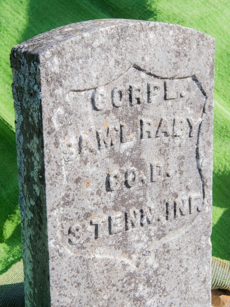 Don Raby, who helped compile the pre-war history of the reservation, was laid to rest next to his great-great-grandfather Samuel Raby, a corporal in the third Tennessee Infantry during the Civil War.