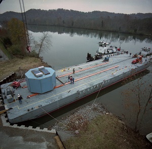 The propulsor was delivered in three subassemblies to submarine-maker General Dynamics in Connecticut.