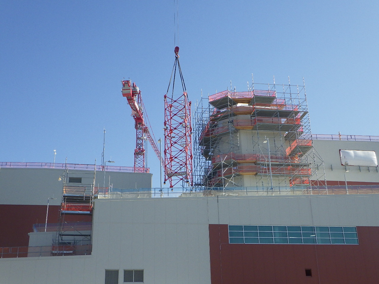 UPF Tower Crane demobilization