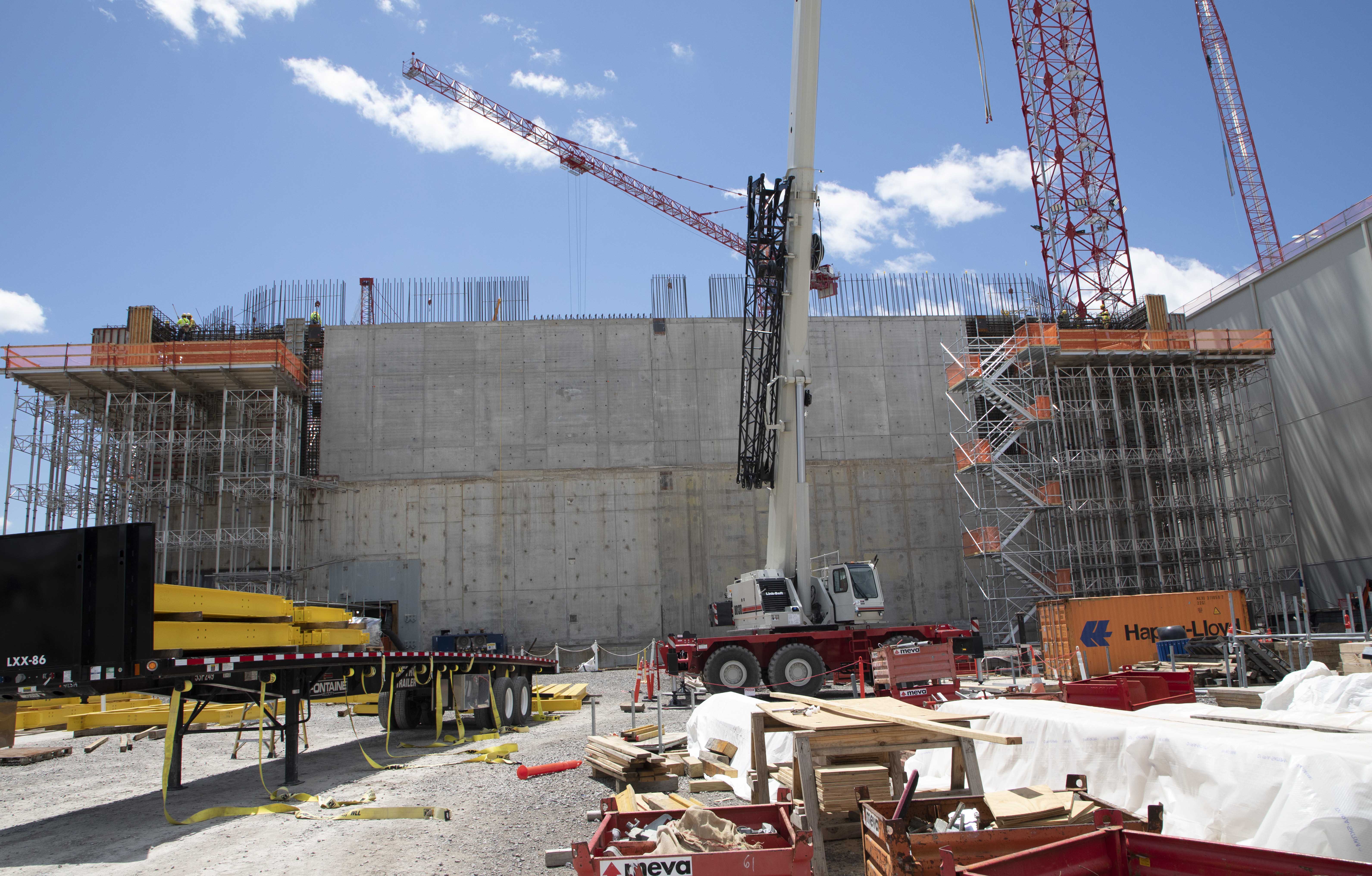 The UPF Project completed 7 Main Process Building (MPB) Concrete Wall Placements in May