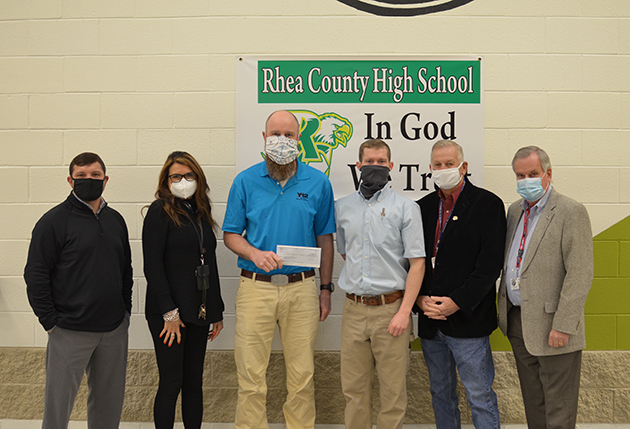 CNS recently provided a $2,500 #STEM donation to help career and technical education at Rhea Co. High School purchase a CNC machining tool