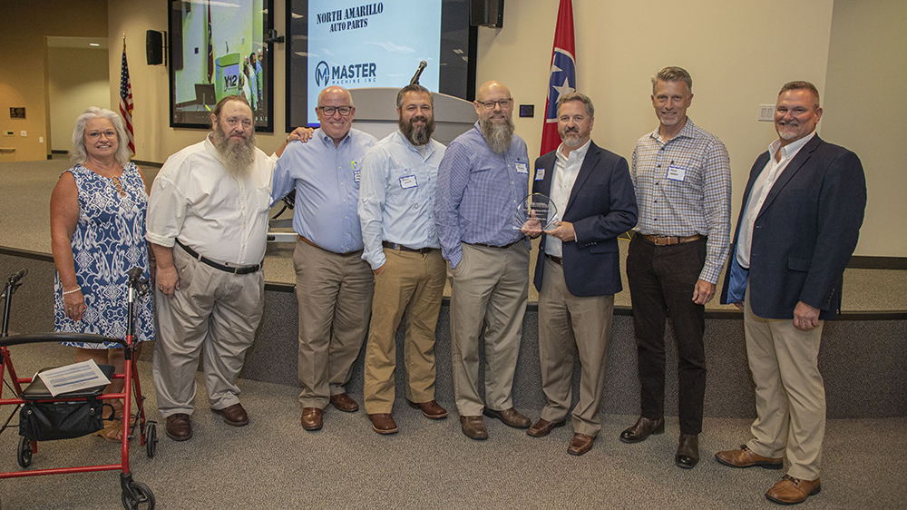 Master Machine, Inc. was recently honored by Consolidated Nuclear Security as small business of the year