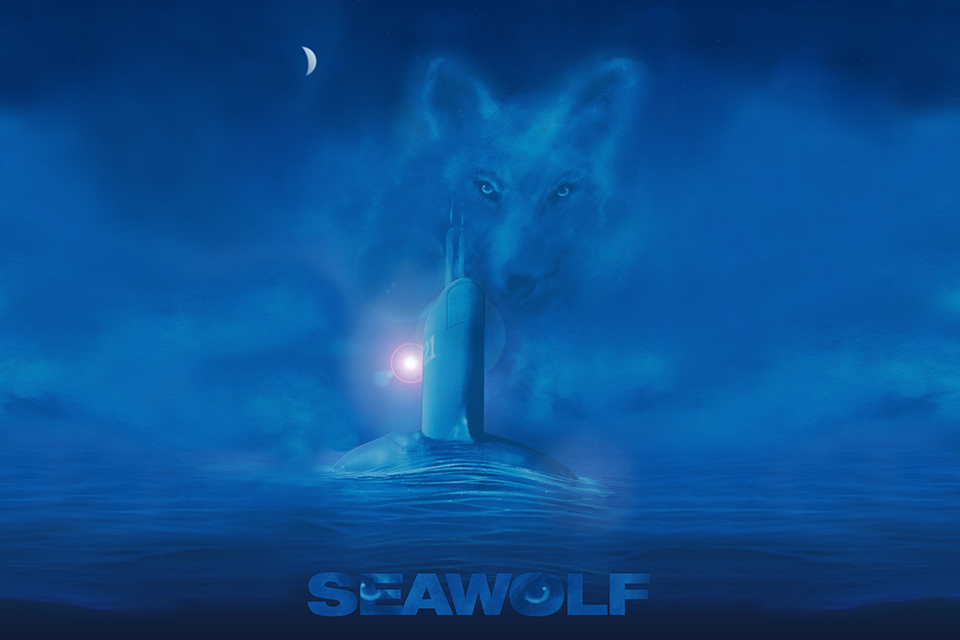 A poster produced in the 1990s paid tribute to the Seawolf submarine.