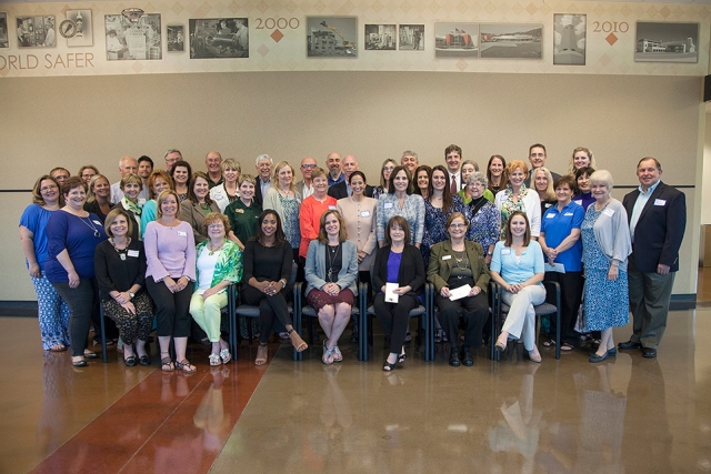 Recipients of the Consolidated Nuclear Security, LLC Y-12 Community Investment Fund. The employee-directed fund provided grants totaling $180,000 to 30 nonprofit organizations in 10 East Tennessee counties.