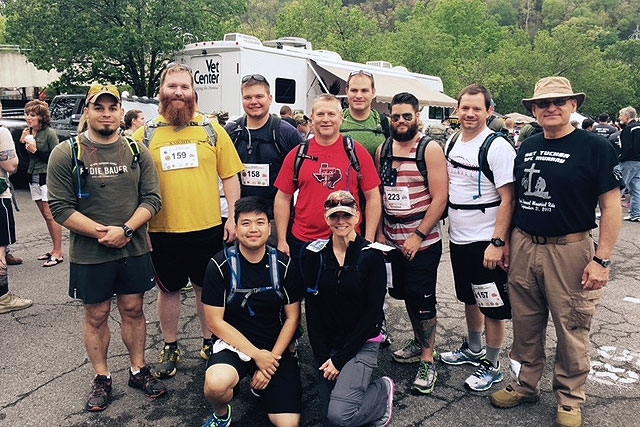 UPF team members (front row, from left) David Tran and Tina Sowers and (back row, from left) Noah Carlson, Jim Schumacher, Jamie Lesko, Matt Crookshanks, Bill Sonnenburg, Joe Bucci, Brad Kramer and Mike Lassiter.