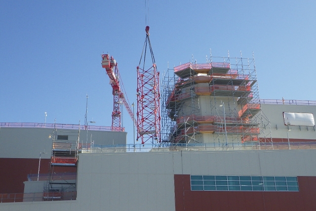 UPF Tower Crane demobilization