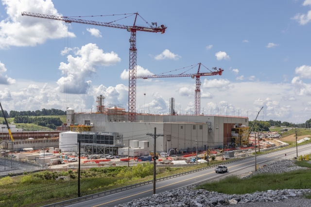 UPF construction site late-August 2022