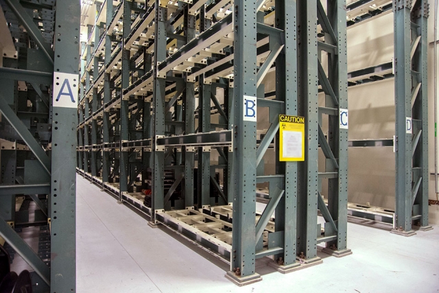 Storage area at HEUMF. 