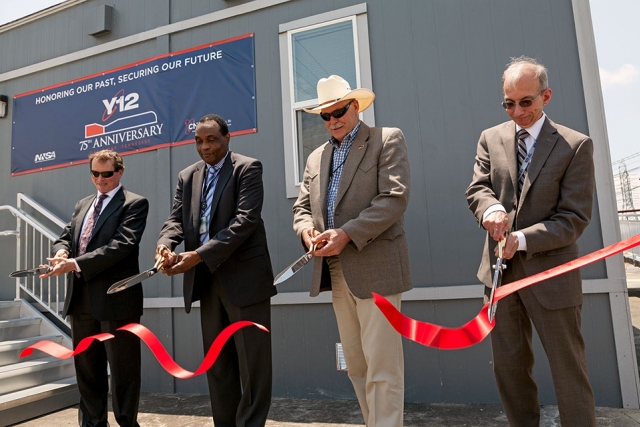 Officials cut the ribbon June 11 to open a new building and nuclear security mission for Y‑12.