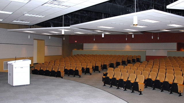 The auditorium at New Hope Center