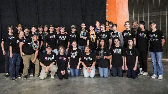 Oak Ridge High School’s Secret City Wildbots won the Gracious Professionalism Award at the 2016 Smoky Mountain Regional.