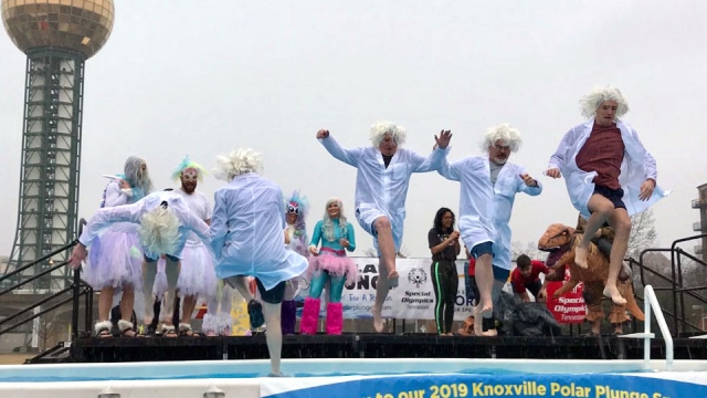 This year, the Uranium Processing Facility Project broke its own record for most funds raised in Tennessee for the Polar Plunge to benefit Special Olympics Tennessee.
