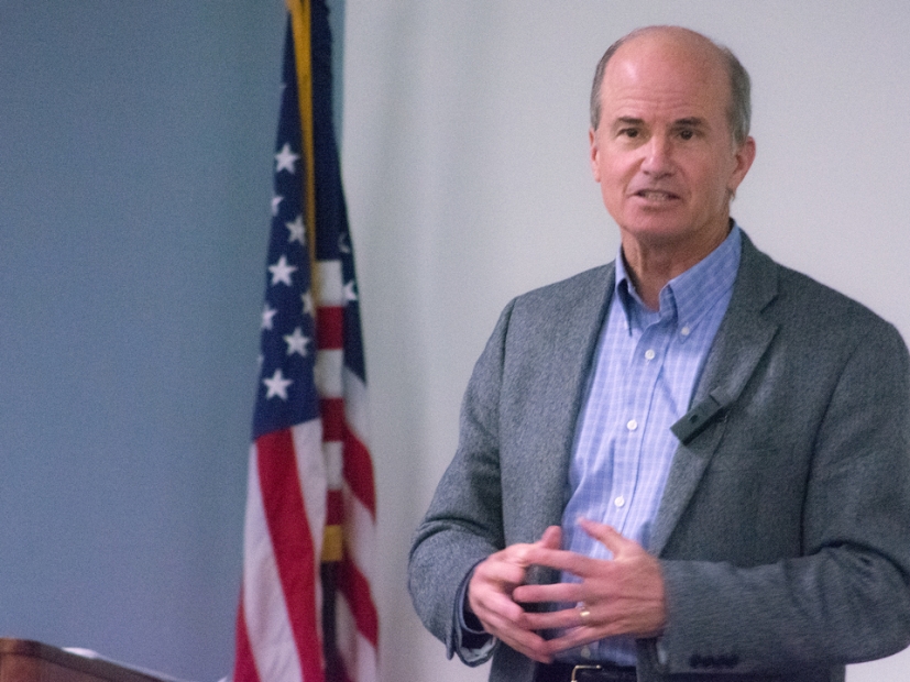 Gen. Kevin Chilton, former commander of U.S. Strategic Command, spoke to Pantex employees and thanked them for their service.