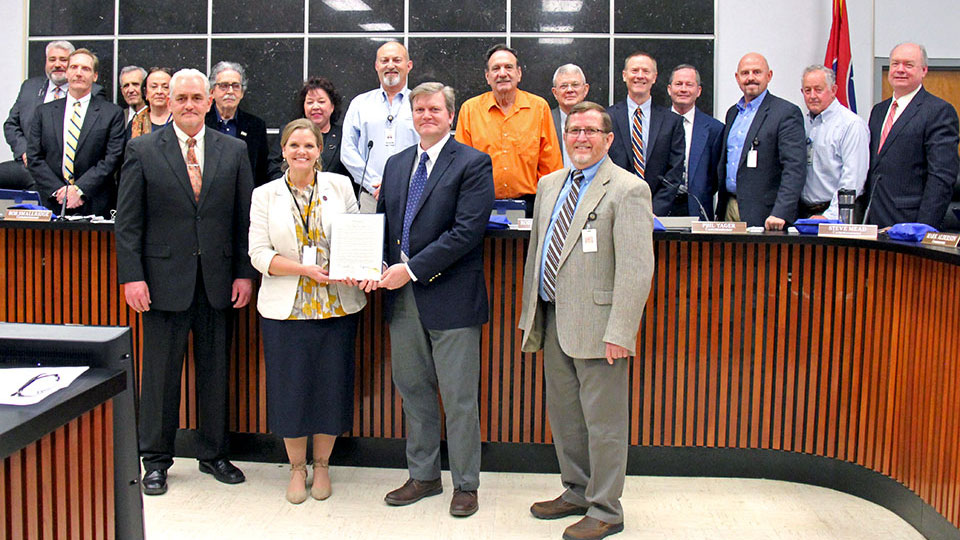 Y-12 honored by Anderson County Commission