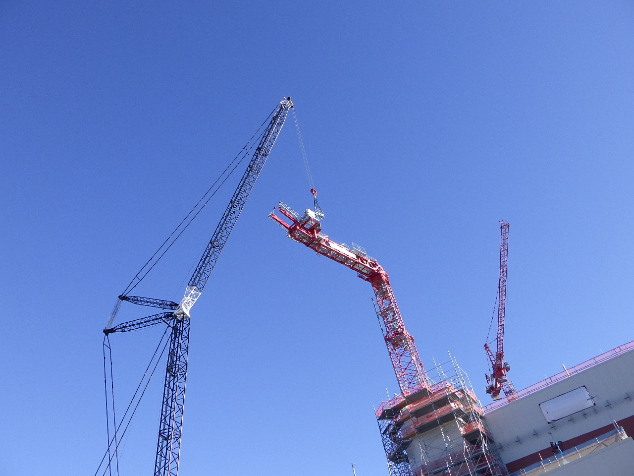 UPF Tower Crane demobilization 