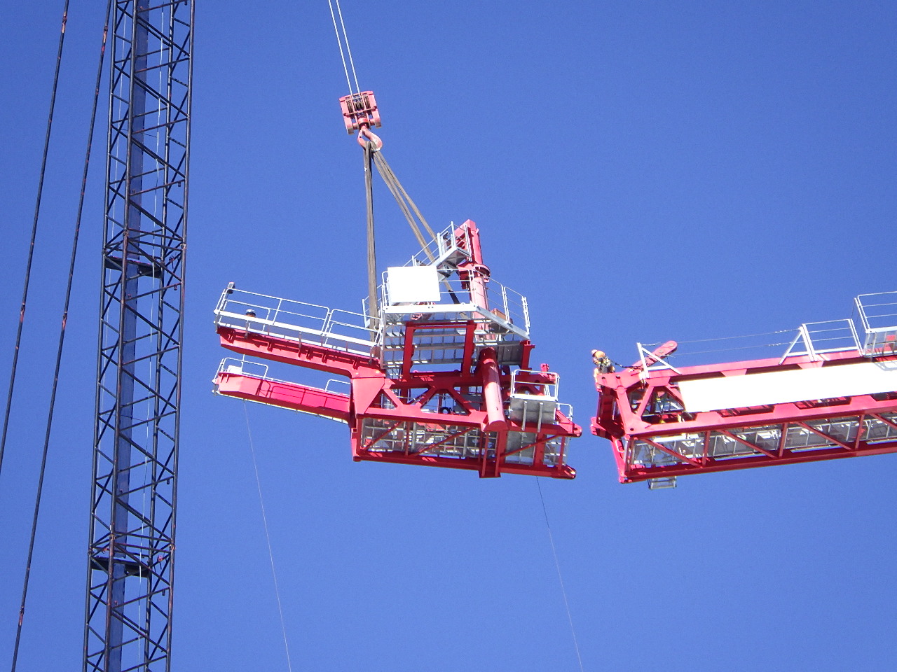 UPF Tower Crane demobilization 