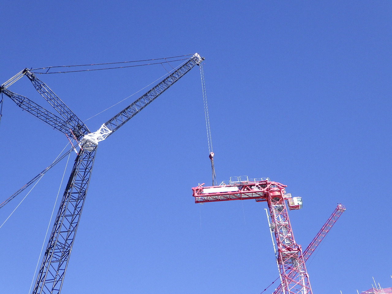 UPF Tower Crane demobilization 