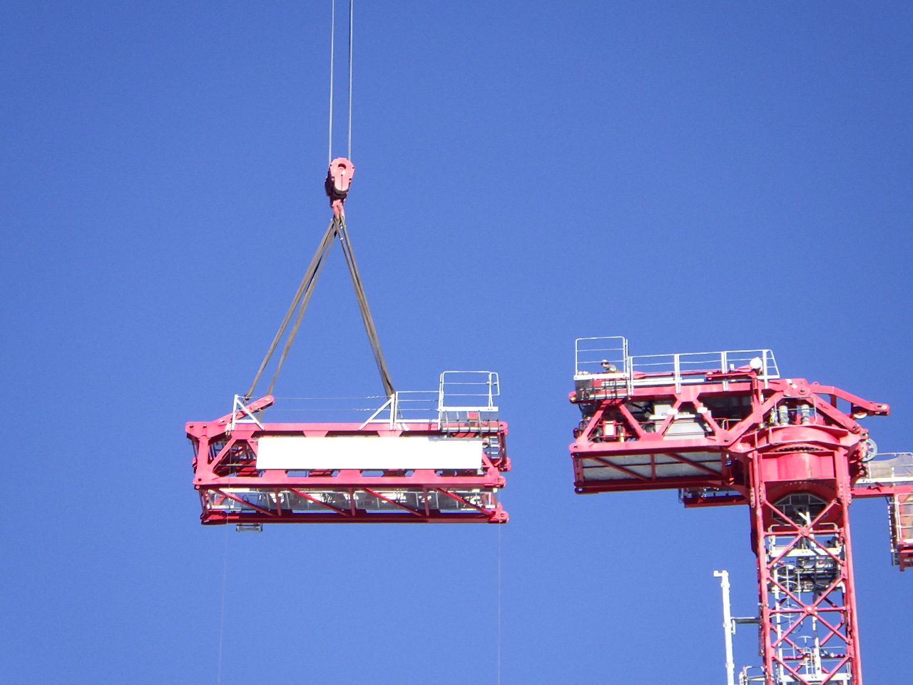 UPF Tower Crane demobilization 