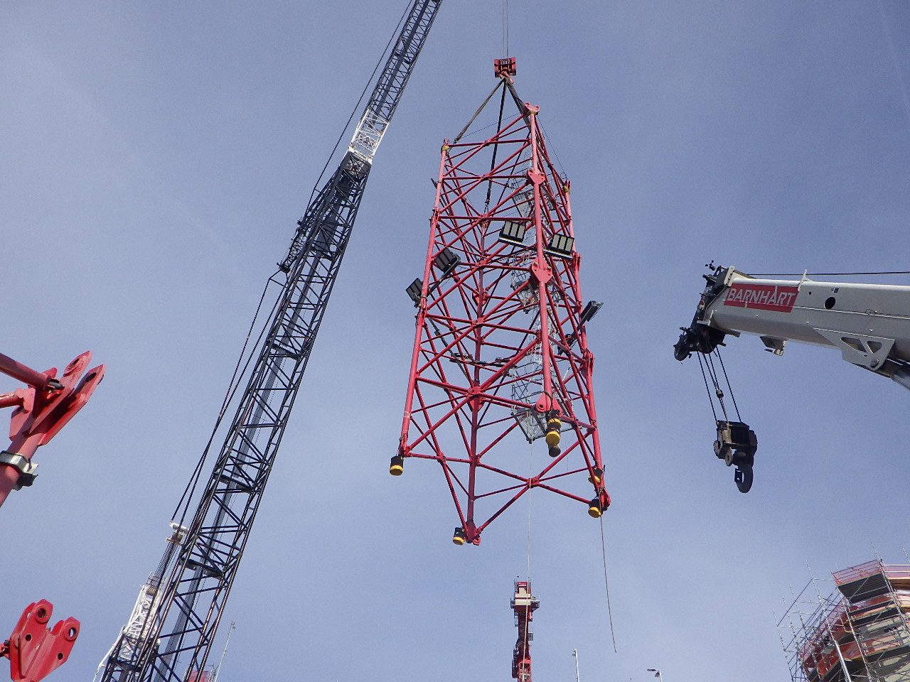 UPF Tower Crane demobilization 