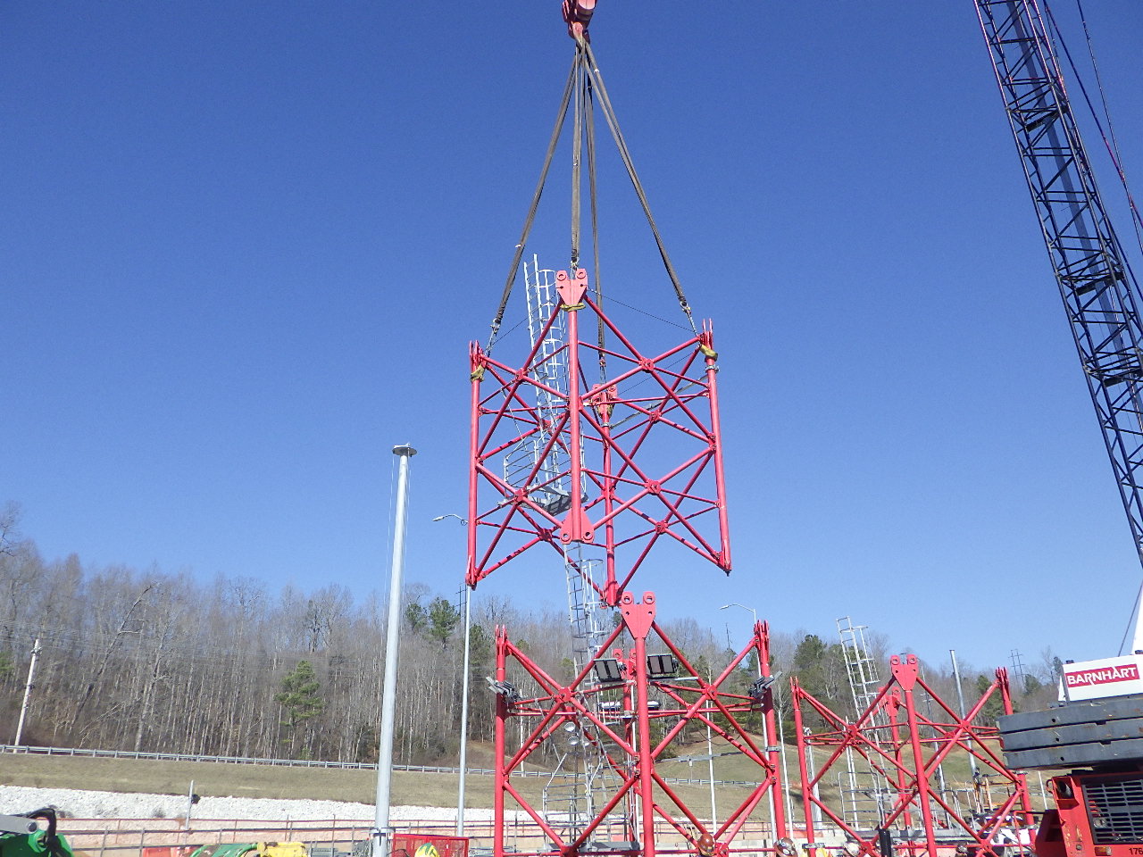 UPF Tower Crane demobilization 