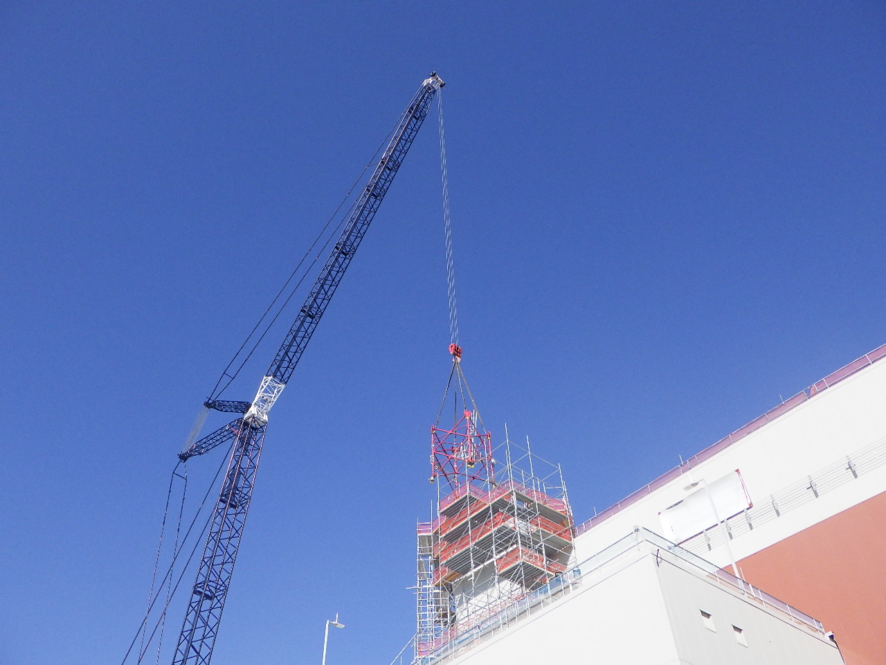 UPF Tower Crane demobilization 