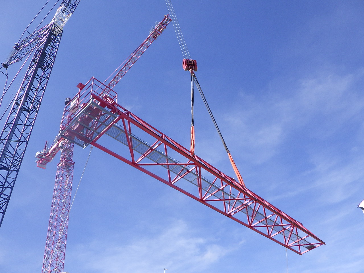 UPF Tower Crane demobilization 