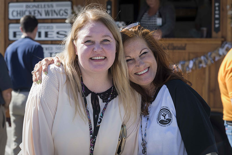 Employees drove United Way toward a better future with donations raised from a car show and “Flock Your Friends