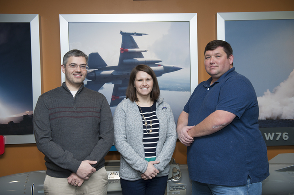 Josh Harris, Sara Webb, and Casey Guinan