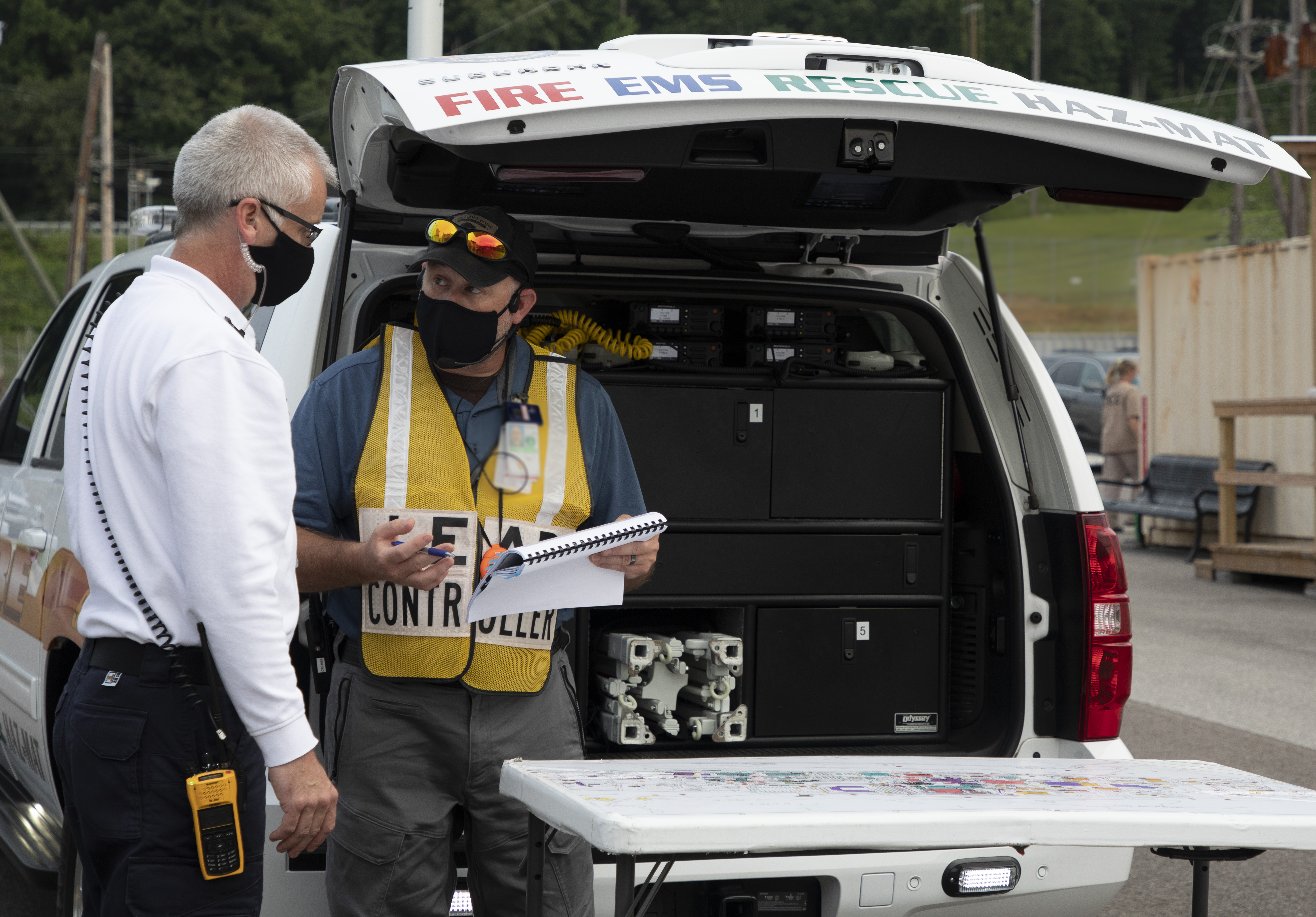 Planning for Y-12’s emergency exercise included appropriate COVID-19 precautions. 