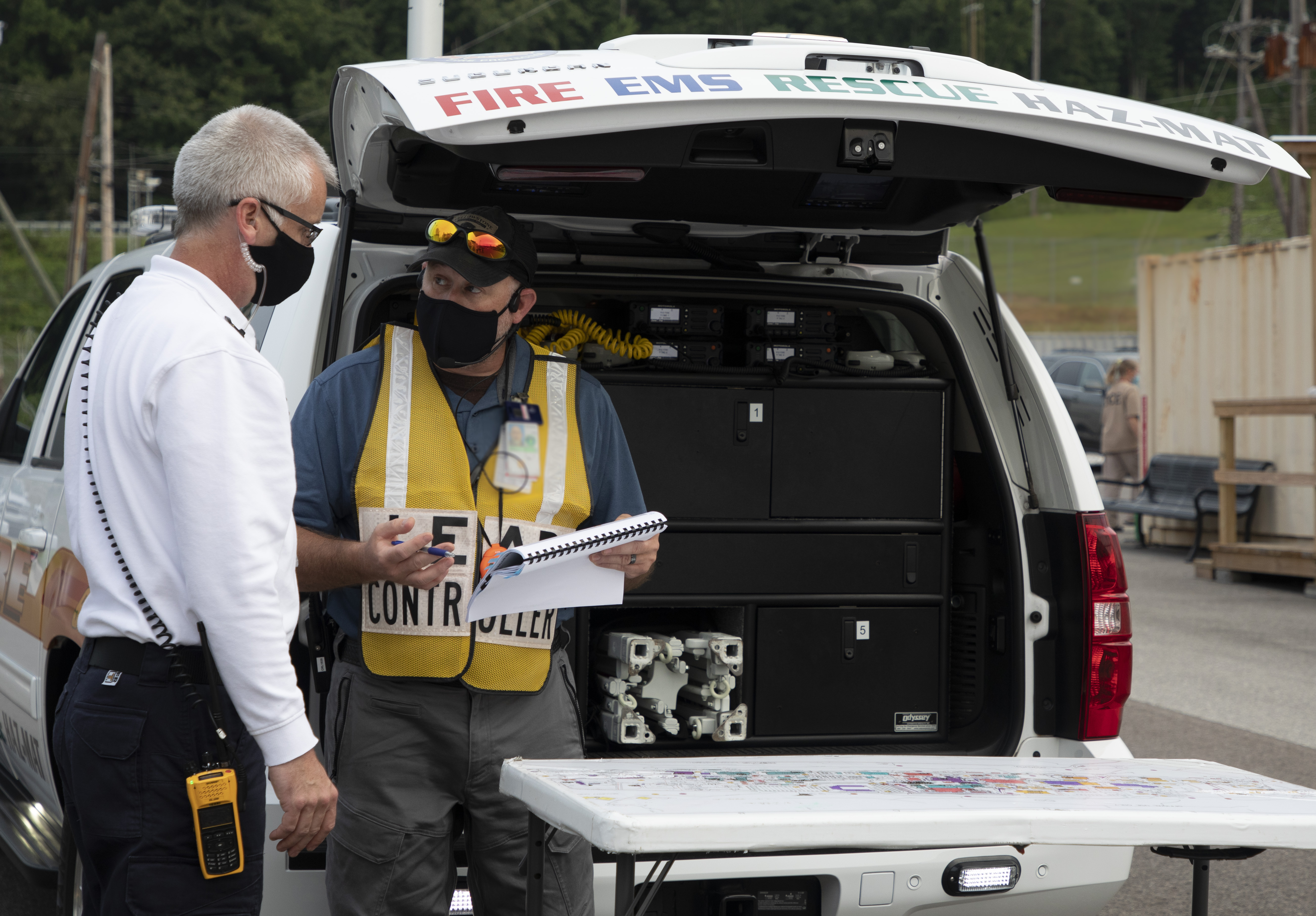 Planning for Y-12’s emergency exercise included appropriate COVID-19 precautions. Planning for Y-12’s emergency exercise included appropriate COVID-19 precautions.