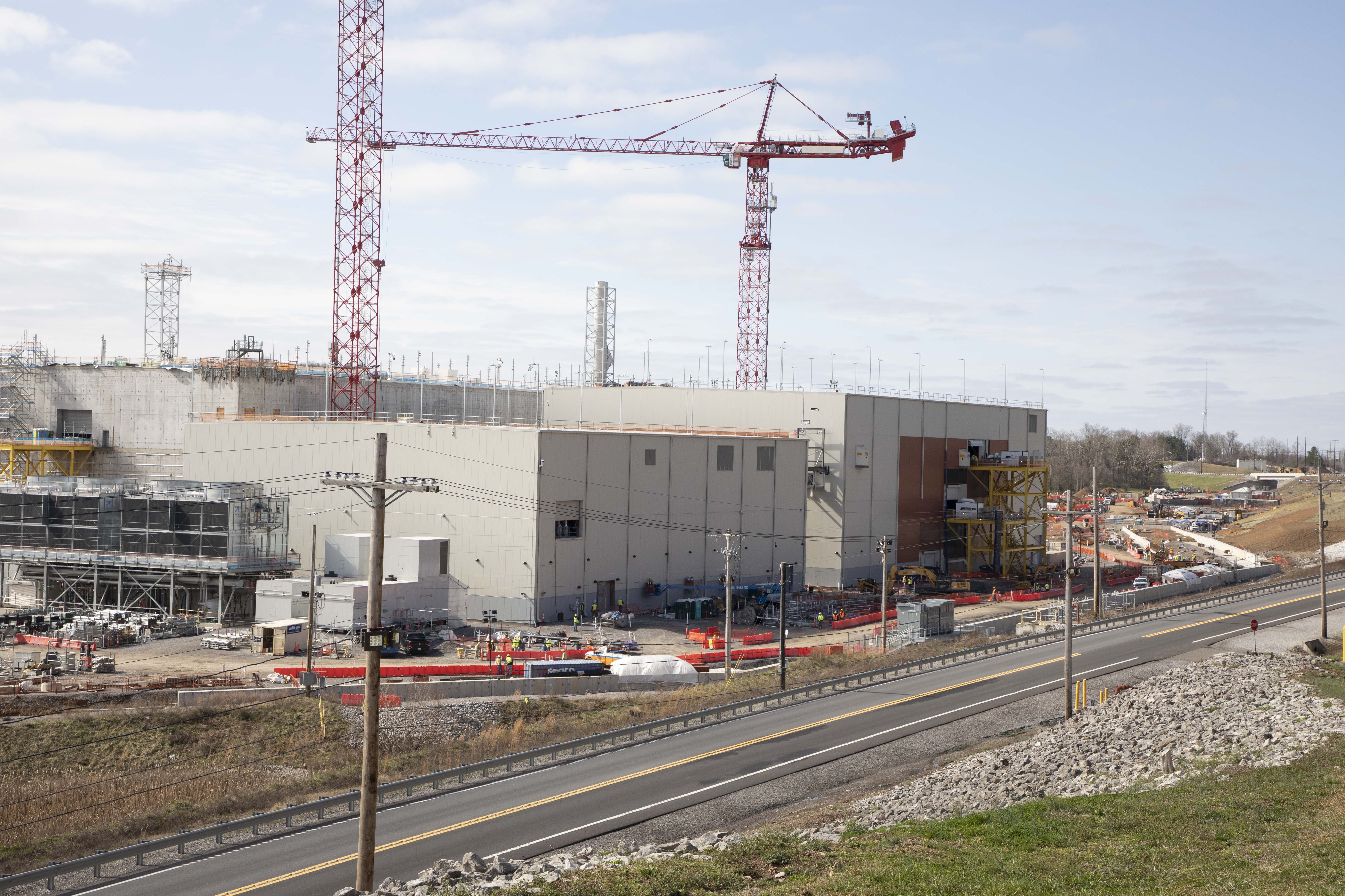 UPF construction site early-April 2022 