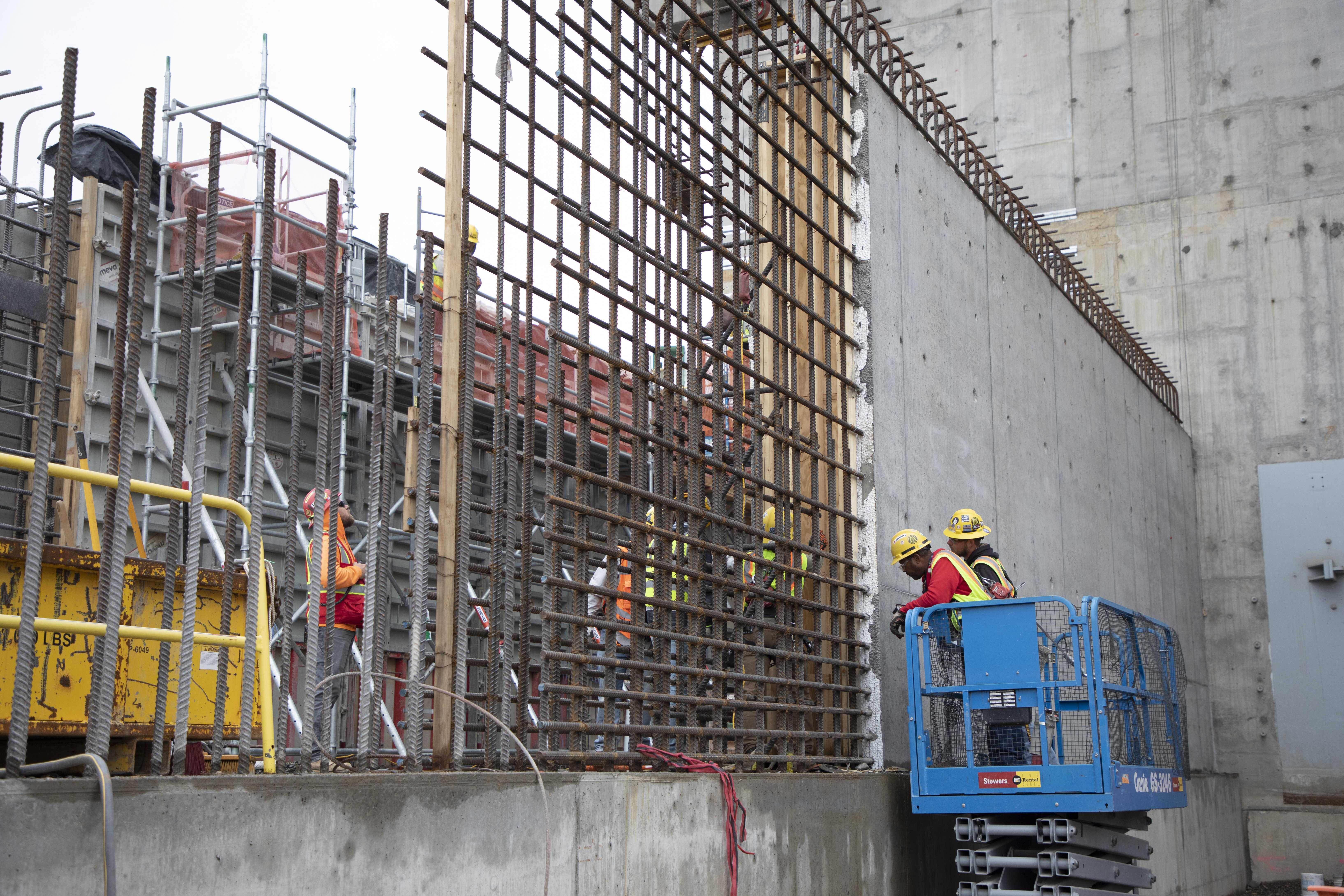 The first HEUMF Connector concrete placement 