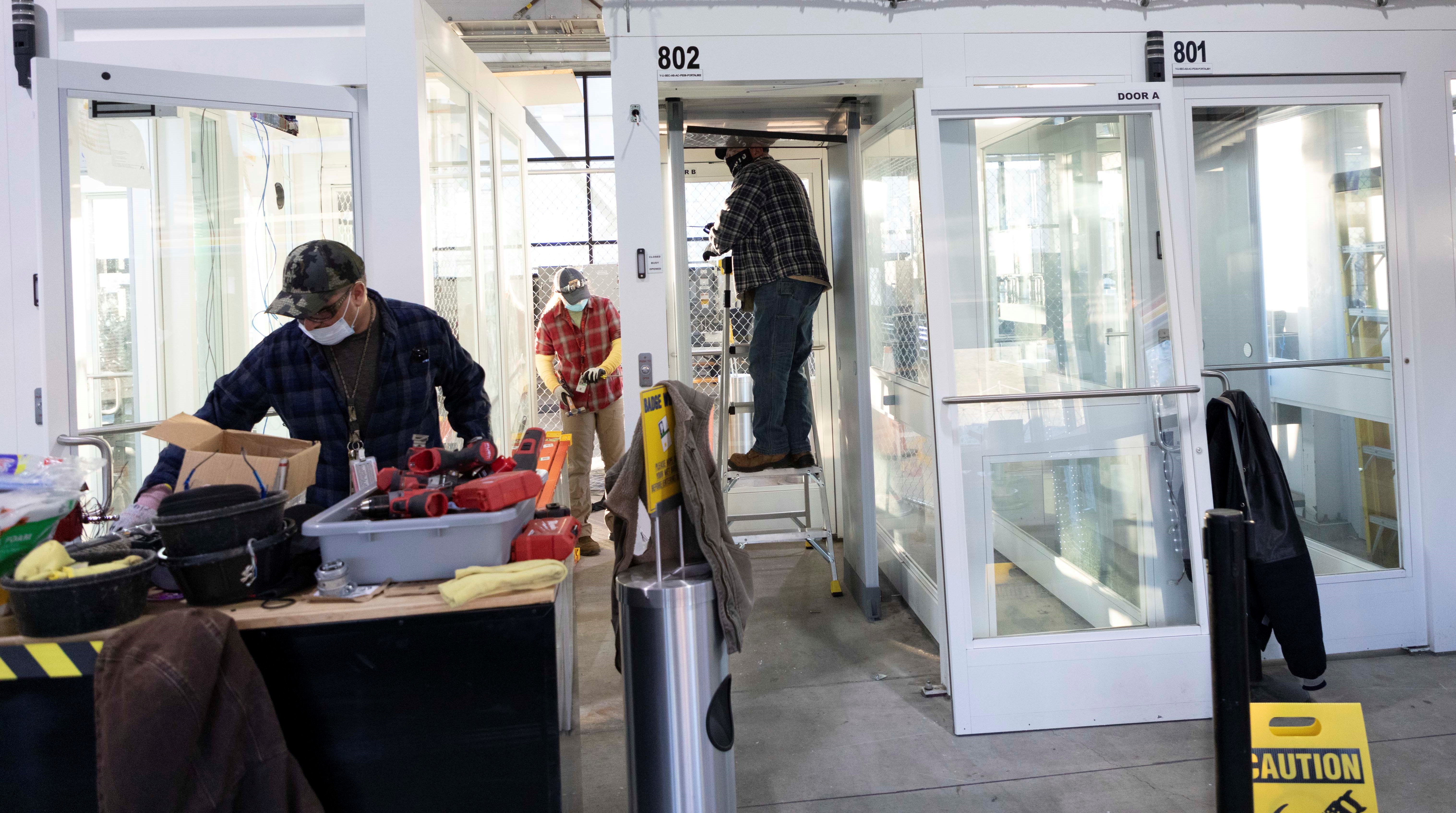 The project team installing the enterprise-standard booths worked during off-peak hours and on Fridays to minimize the impact to personnel. 