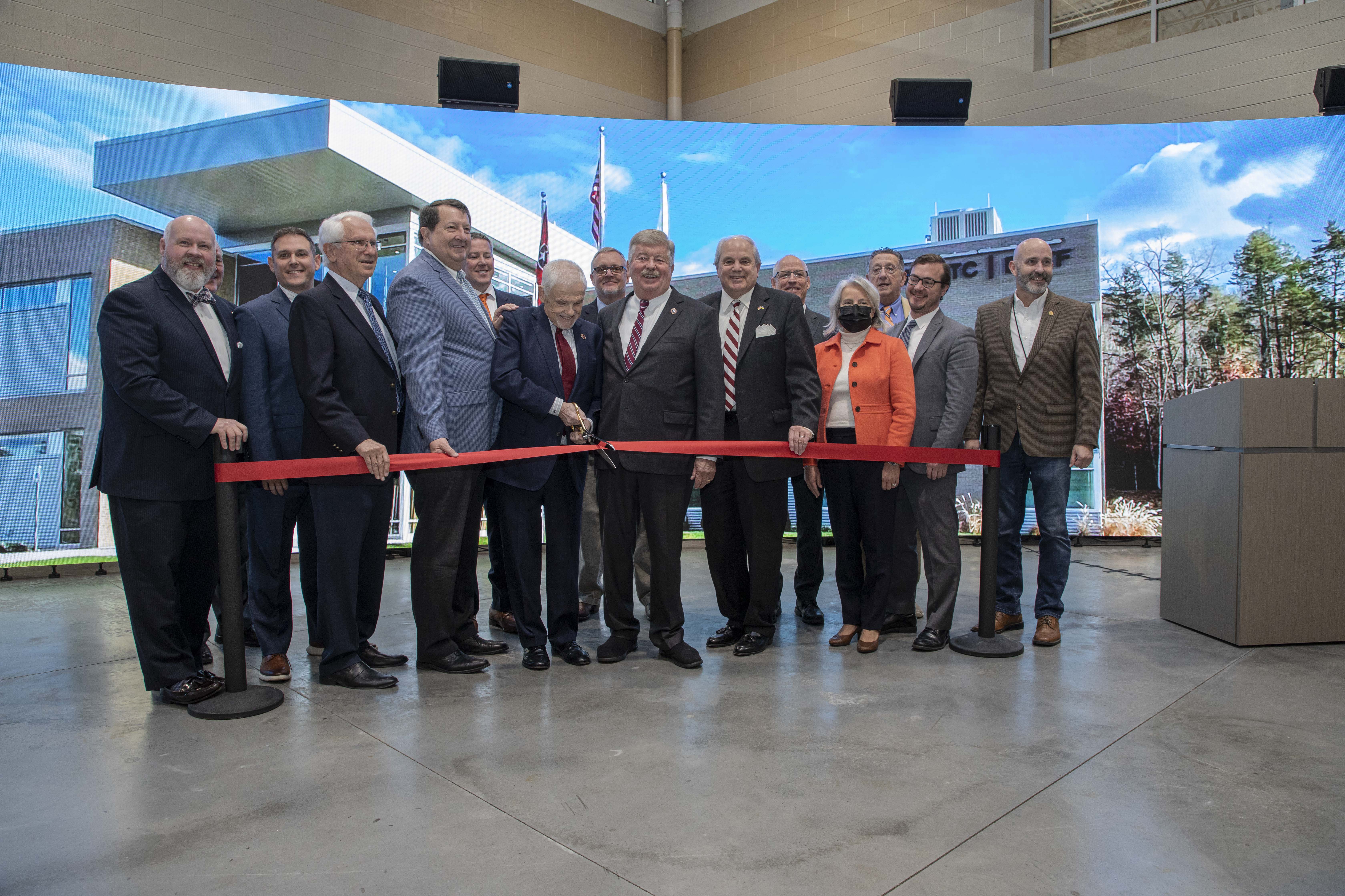 Emergency Response Training Facility ribbon cutting