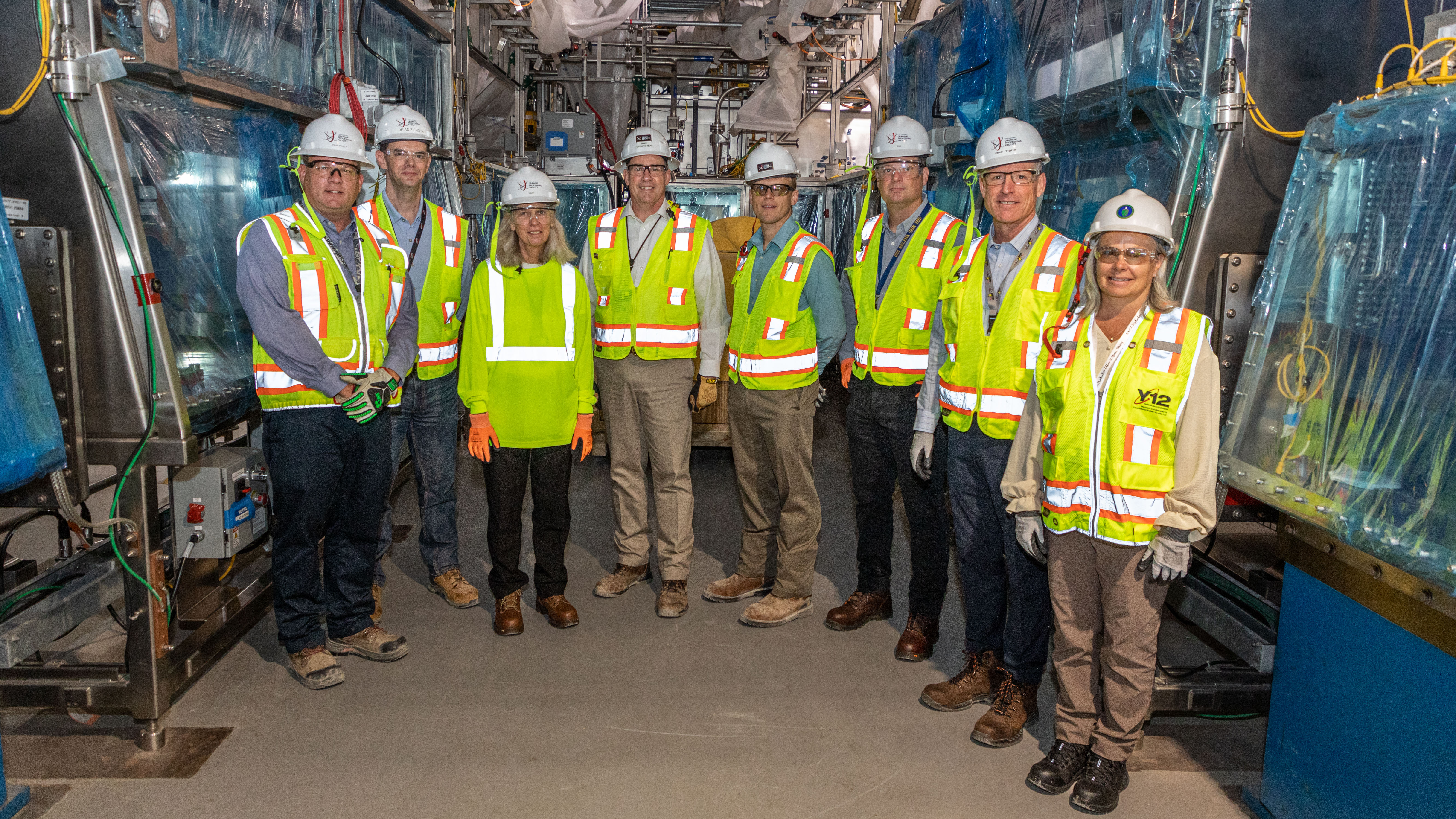 Under Secretary of Energy for Nuclear Security and NNSA Administrator Jill Hruby UPF tour 