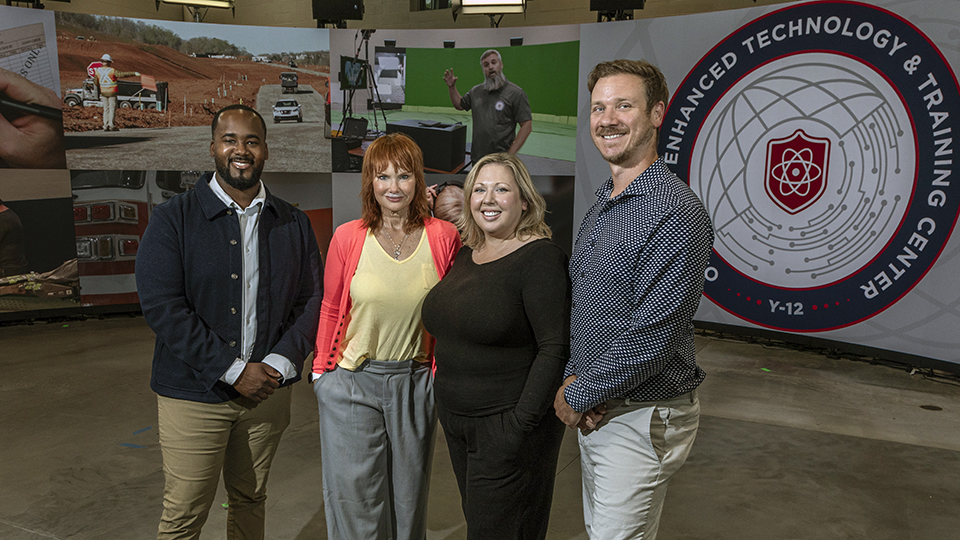Meet the faces behind the transformative new way of learning at ORETTC: Austin A., Kelly S., Amanda W., and John K..