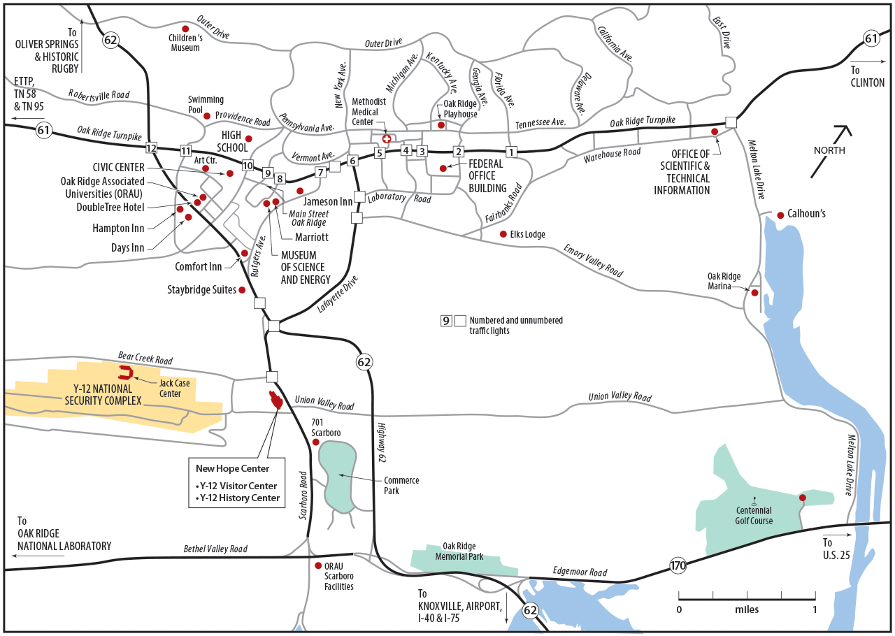 City of Oak Ridge Map