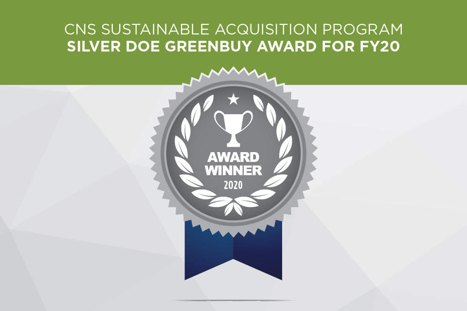 Silver DOE GreenBuy award for FY20