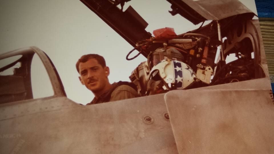 Jim Zonar, December 1982, in the cockpit of a McDonnell Douglas F-4 Phantom jet fighter.