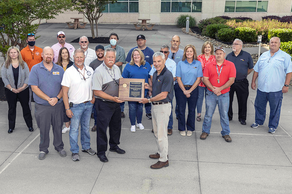 Y-12 recently received the Voluntary Protection Program (VPP) Star of Excellence Award