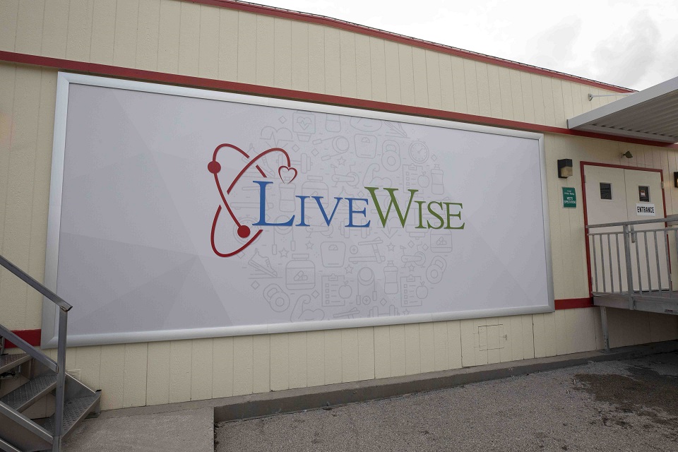 LiveWise mural