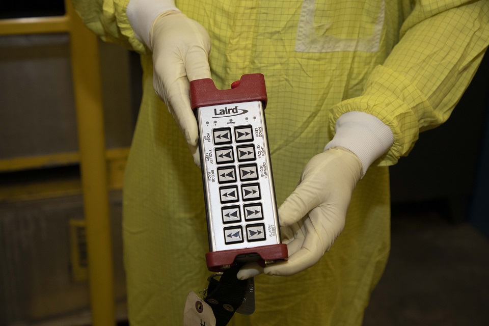 Remote controls allow the machines to be operated from safe locations.