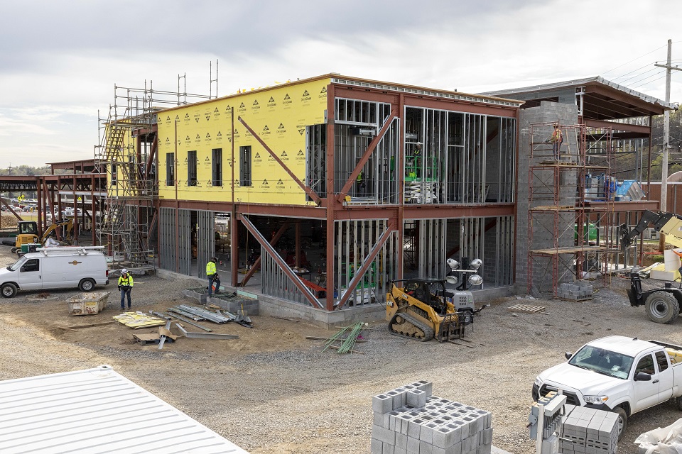 This construction site will one day house the Y-12 Fire Department