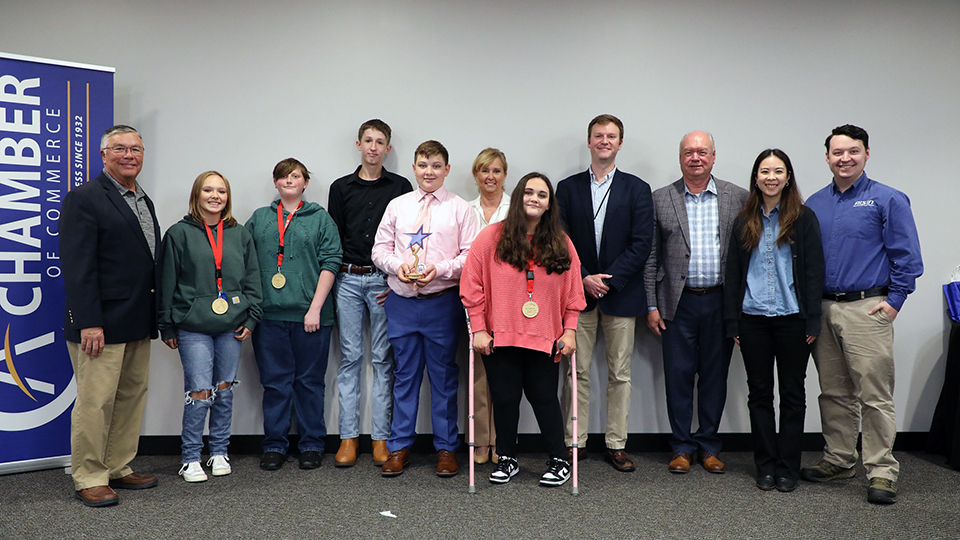 Jefferson Middle School placed third in the Dream it. Do it. competition, receiving a $500 STEM grant from Consolidated Nuclear Security for their classroom. The students worked with Eagle Bend Manufacturing, MAGNA.  