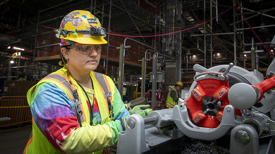 Diana C. is a journeyman wireman at the Uranium Processing Facility, and she comes from a long line of electricians. 
