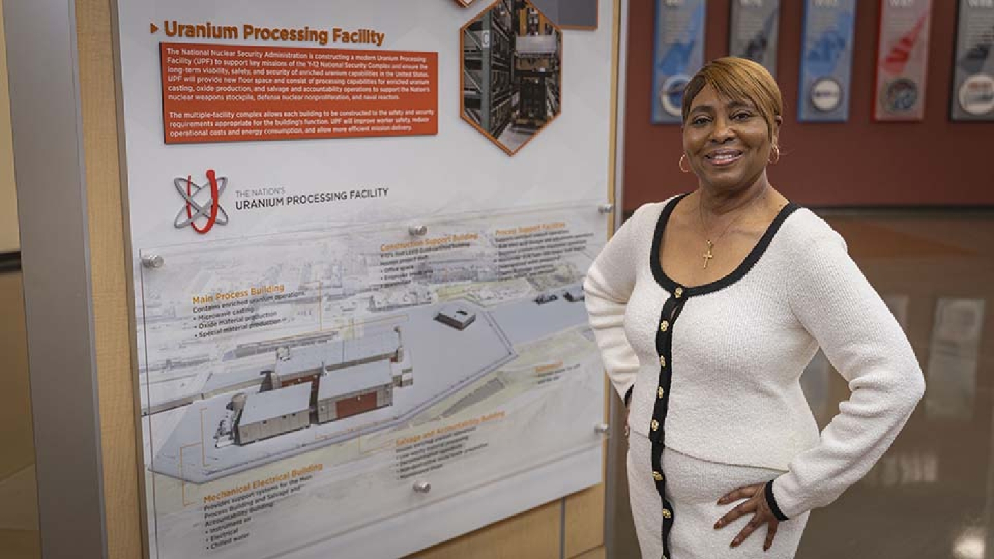  Sandra L. has played an integral role in supporting the site’s chemical operator needs, making Y-12 history with the arrival of the first UPF chemical operators. 