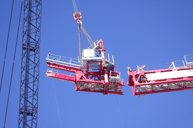 UPF Tower Crane demobilization 