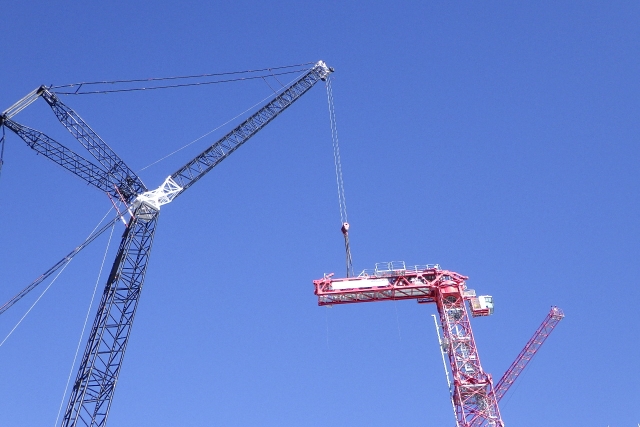 UPF Tower Crane demobilization 