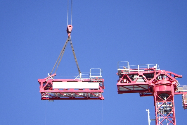 UPF Tower Crane demobilization 