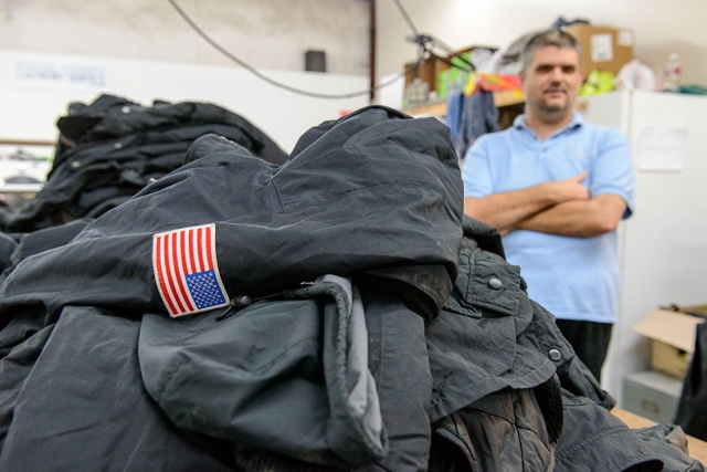 Employees at the Michael Dunn Center cleaned the coats.